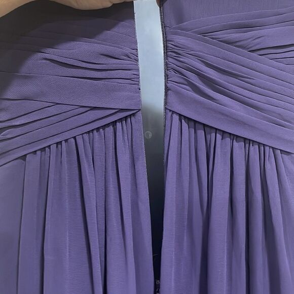 NWOT David’s Bridal Lapis Strapless Bridesmaid Dress. Size 6. - Picture 8 of 13